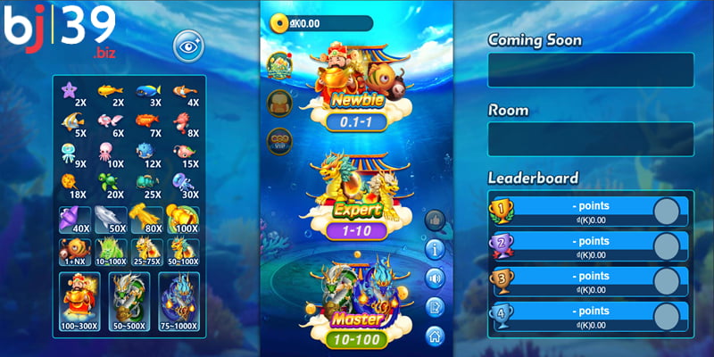 Luật chơi săn cá Oneshot Fishing BJ39